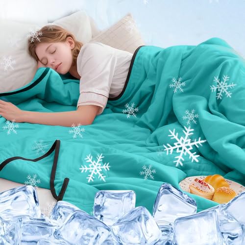 Sommerdecke, Kühldecke Bett Leichte Dünne Doppelseitige Kühlmatte, Kühlende Decke für Menschen Kinder Cooling Blanket Körper Kühl Halten Reisedecke Anti Schweiß Atmungsaktive (Grün, 140*200cm) Sommerdecke, Kühldecke Bett Leichte Dünne Doppelseitige Kühlmatte, Kühlende Decke für Menschen Kinder Cooling Blanket Körper Kühl Halten Reisedecke Anti Schweiß Atmungsaktive (Grün, 140*200cm) von Generisch