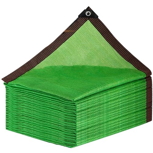Sonnen- und Hagelschutznetz 2x2m, 2x20m, 5x20m, 8x20m - 70%-80% Schattiernetz mit Ösen für Gewächshaus und Garten, UV-beständig, Sichtschutz und Pflanzenschutz von Generisch