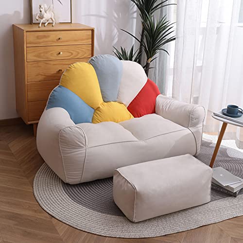 Sonnenblumen-Sitzsack-Stuhl – Doppel-Sofa für 2 Personen, helle und bequeme Möbel, um Ihr Zimmer zu dekorieren von Generisch