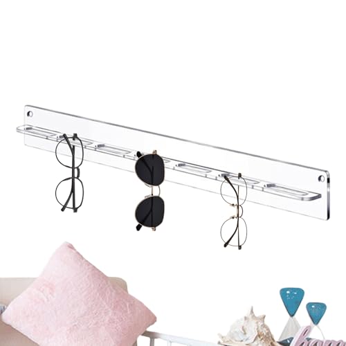 Sonnenbrillen-Organizer, Acryl-Brillenaufbewahrung, Display-Halter, mehrere Brillen-Organizer für Eingangsbereich, , Schlafzimmer, Wohnzimmer, platzsparendes Wandregal, Sonnenbrillen von Generisch