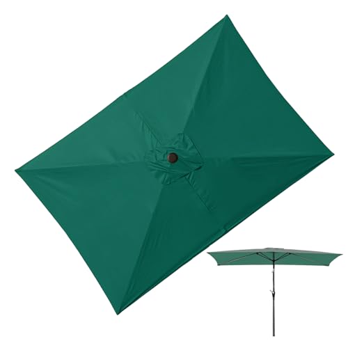 Sonnenschirm Ersatzbezug 300x200cm Ersatz-Sonnenschirmdach Ersatz-Sonnenschirm Überdachung Wasserdichte Ersatzabdeckung von Generisch