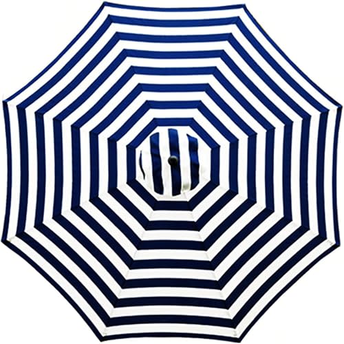 Sonnenschirmabdeckungen für den Garten, UV-Schutz, wasserdicht, Ersatz für 6 und 8 Rippen, winddicht, Outdoor-Regenschirm-Abdeckung für Garten, Hinterhof, Pool und Deck von Generisch