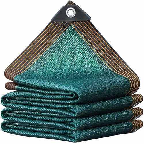 Sonnenschutznetz für den Garten, atmungsaktiv, mit 50 % UV-Schutz für Gewächshaus, Auto, Terrasse, Markise, 0,5 x 1 m, mit Ösen für einfache Installation, Schwarz von Generisch