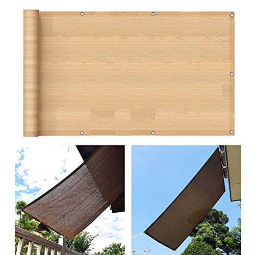 Sonnensegel, strapazierfähig, winddicht, luftdurchlässiges Design, ideal für Pergola und Terrasse von Generisch