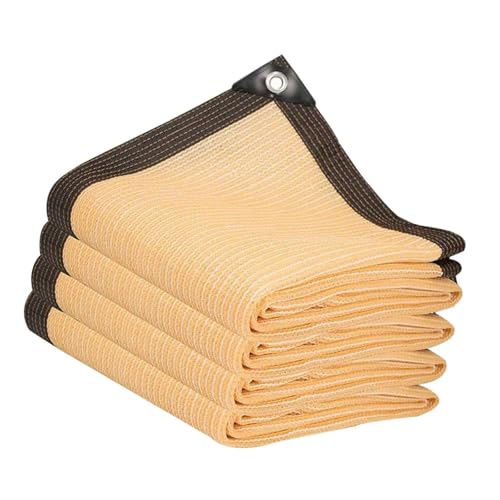Sonnensegel 5x8/6x12/8x9m Rechteckig Sonnenschutz Garten Balkon Und Terrasse, 95% UV Schutz, 185g/m² Hoch Dichte Gewebe Wasserdurchlässig Für Patio, Pergola, Hinterhofa(2x12m/6.6 * 39.4ft) von Generisch