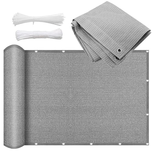 Sonnensegel im Freien, Dicker Pergola Sonnenschutz Winddicht Zugschutz HDPE Sichtschutz mit Ösen Sonnensegel im Freien, Dicker Pergola Sonnenschutz Winddicht Zugschutz HDPE Sichtschutz mit Ösen von Generisch