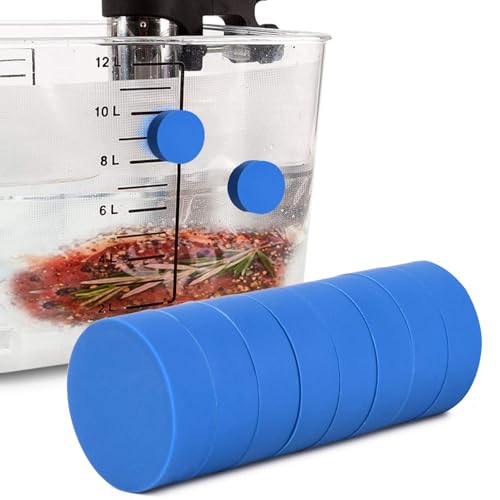 Sous Vide Magnete Clip - Magnetische Clips, zum Kochen | 4 Stück Die schweren Magnete mit Silikonbeschichtung für Sous-Vide-Maschinen, halten Lebensmittel beim Kochen in niedriger Zeit eingetaucht von Generisch