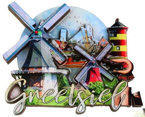 Souvenir Magnet Greetsiel 8,5 x 7 x 1 cm Kühlschrankmagnet Stadt Deko GCG 719545 Souvenir Magnet Greetsiel 8,5 x 7 x 1 cm Kühlschrankmagnet Stadt Deko GCG 719545 von Generisch