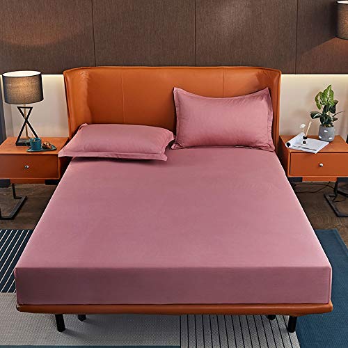Spannbettlaken-Set für Boxspringmatratzen, 150 x 200 cm, mit 30 cm tiefem elastischem Bettlaken und Kissenbezug für zusätzlichen Komfort Spannbettlaken-Set für Boxspringmatratzen, 150 x 200 cm, mit 30 cm tiefem elastischem Bettlaken und Kissenbezug für zusätzlichen Komfort von Generisch