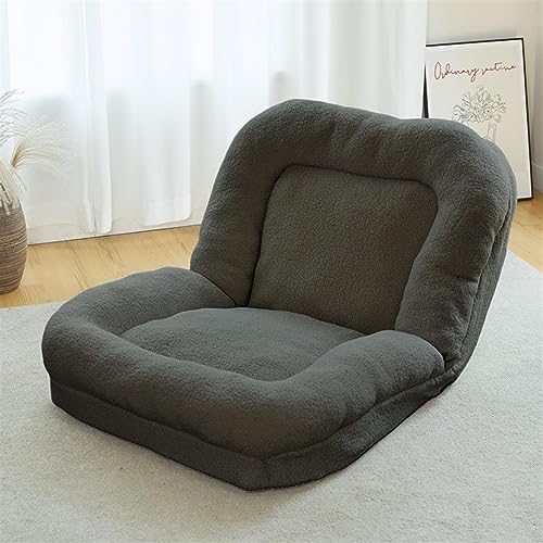 Spielstuhl Bodensofa Bett Faltbare Hohe Rückenlehne Weiches Kissen Leicht Zusammenklappbar für Jugendliche und Erwachsene Spezielles Sitzsack-Design von Generisch