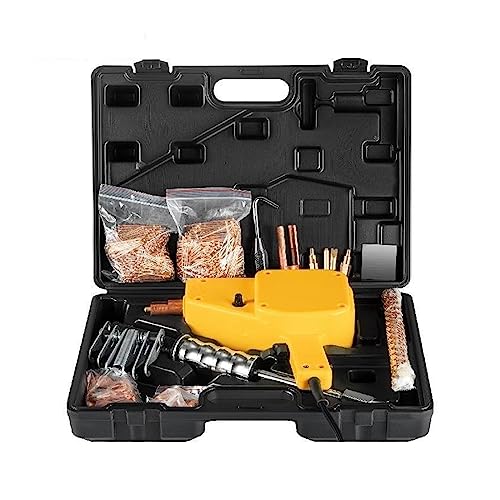 Spot Welder Dent Puller Kit - Auto Karosserie Reparatur Werkzeuge 800VA Punktschweißspotter Dellen Entferner Bolzenpistole Set für Auto Reparatur von Generisch