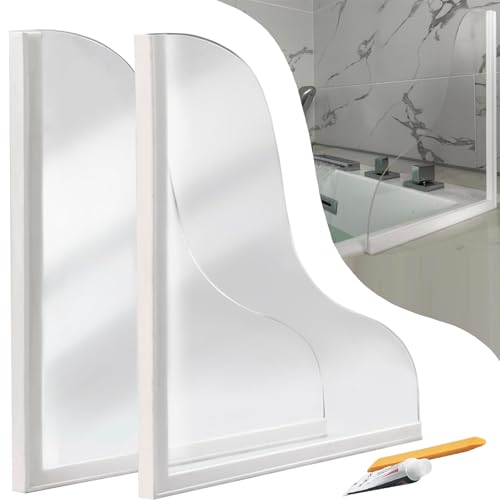Spritzschutz Für Badewanne - Robuste Acryl-Wasserbarriere | Selbstklebendes Duschpaneel | Transparentes Design 28,45x24,13 Cm, Auslaufsichere Silikonränder, Einfache Installation Für Jedes Badezimmer Spritzschutz Für Badewanne - Robuste Acryl-Wasserbarriere | Selbstklebendes Duschpaneel | Transparentes Design 28,45x24,13 Cm, Auslaufsichere Silikonränder, Einfache Installation Für Jedes Badezimmer von Generisch
