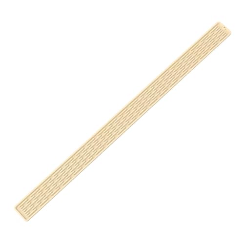 Spülbecken-Abtropfmatte mit verlängertem schmalem Rand, Spritzschutz für Küchenarmaturen, Bar-Matte, Arbeitsplatte für Spüle und Arbeitsplatte (Beige 55 x 8,8 cm) von Generisch