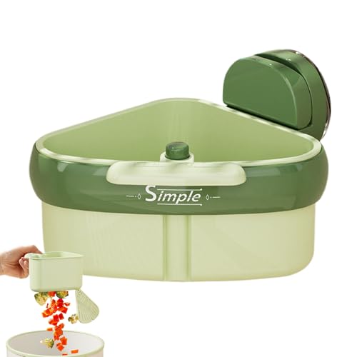 Spülbeckensiebkorb, Saugnapf, Lebensmittelabfall-Filter-Organizer mit Geschirrtuchhalter, Küchenspüle, Eckregal zum Spülen von Resten und zum Aufbewahren von , Geschenk für Freunde, 15 x 10,5 Spülbeckensiebkorb, Saugnapf, Lebensmittelabfall-Filter-Organizer mit Geschirrtuchhalter, Küchenspüle, Eckregal zum Spülen von Resten und zum Aufbewahren von , Geschenk für Freunde, 15 x 10,5 von Generisch