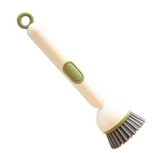 Spülbürste mit Seifenspender, Küchenreinigungsstab, verstellbarer Flüssigkeitshalter, Scheuerwerkzeug mit Ständer, Multireiniger, ideal für Badezimmer, Haushaltswäsche, 6 x 6 x 27 cm Spülbürste mit Seifenspender, Küchenreinigungsstab, verstellbarer Flüssigkeitshalter, Scheuerwerkzeug mit Ständer, Multireiniger, ideal für Badezimmer, Haushaltswäsche, 6 x 6 x 27 cm von Generisch