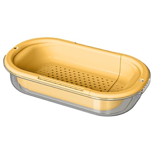 Spüleinsatz - Ausziehbares Pasta Sieb - Gemüsewaschen Salatvorbereitung Geschirrtrocknen Pasta Abtropfen Spüle Küchenspüle Spüleinsatz - Ausziehbares Pasta Sieb - Gemüsewaschen Salatvorbereitung Geschirrtrocknen Pasta Abtropfen Spüle Küchenspüle von Generisch
