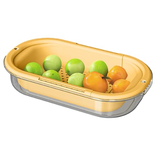 Spüleinsatz - Zusammenklappbares sieb,Vielseitiges Sieb für Waschen Beeren Spülen Camping Küchenspüle Spüleinsatz - Zusammenklappbares sieb,Vielseitiges Sieb für Waschen Beeren Spülen Camping Küchenspüle von Generisch