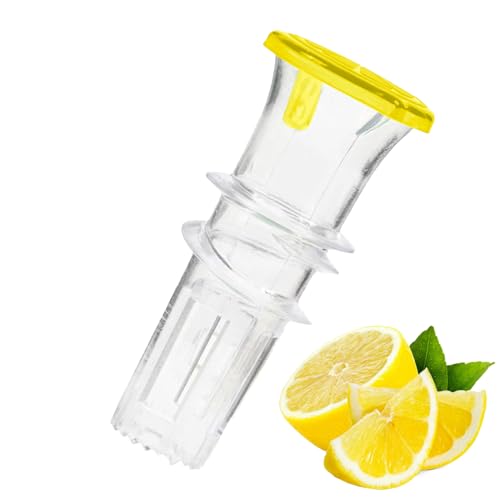 Squeezer mit Deckel - neuer Schraub Top Lemon Squeezer | Kompaktsaft -Extraktorcitrus Press mit Deckel | Einfach zu bedienender manueller Entsafter Frischsaft, Zitrusfrucht Squeezer mit Deckel - neuer Schraub Top Lemon Squeezer | Kompaktsaft -Extraktorcitrus Press mit Deckel | Einfach zu bedienender manueller Entsafter Frischsaft, Zitrusfrucht von Generisch