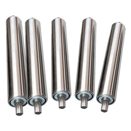 Stabile 5,1 cm Edelstahl-Förderrollen – Ersatz-Set von 5/10/20 für Förderer, einfache Federdruckinstallation und zuverlässige Leistung Stabile 5,1 cm Edelstahl-Förderrollen – Ersatz-Set von 5/10/20 für Förderer, einfache Federdruckinstallation und zuverlässige Leistung von Generisch