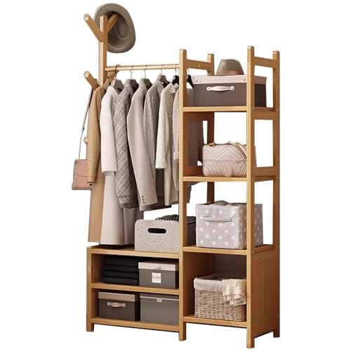 Stabile Garderobe und Schuhständer aus Holz, einfache Montage, 100 kg Kapazität, 50–100 cm, Breite 30 cm, Tiefe 158 cm, Höhe – perfekt für den Eingangsbereich Stabile Garderobe und Schuhständer aus Holz, einfache Montage, 100 kg Kapazität, 50–100 cm, Breite 30 cm, Tiefe 158 cm, Höhe – perfekt für den Eingangsbereich von Generisch
