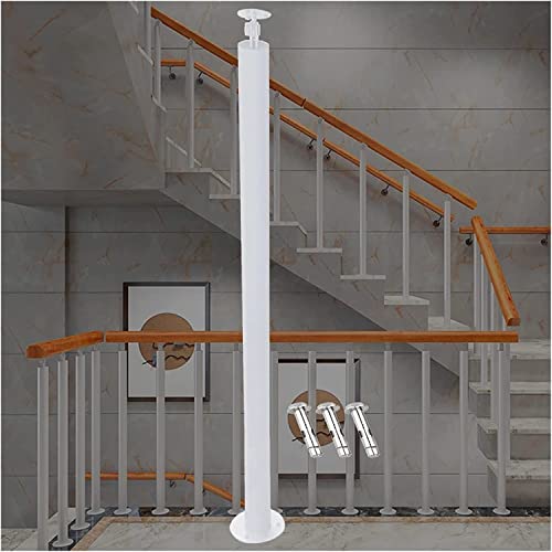 Stabile Metall-Handläufe und Baluster für Treppen und Decks, langlebige runde Eisen-Geländerstangen für sichere Treppengeländer im Innen- und Außenbereich Stabile Metall-Handläufe und Baluster für Treppen und Decks, langlebige runde Eisen-Geländerstangen für sichere Treppengeländer im Innen- und Außenbereich von Generisch