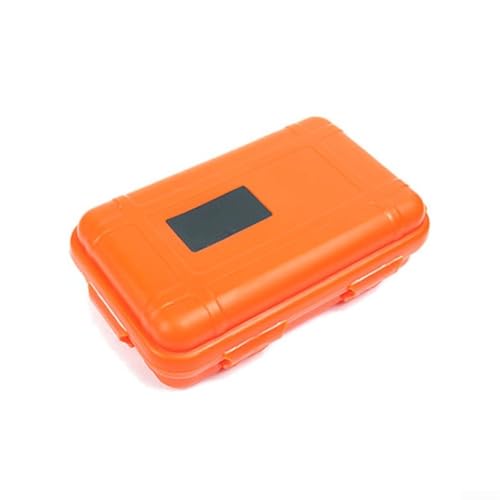 Stabile wasserdichte Kunststoffbox für Camping und Reisen, luftdichte Aufbewahrung für Outdoor-Ausrüstung (orange) von Generisch