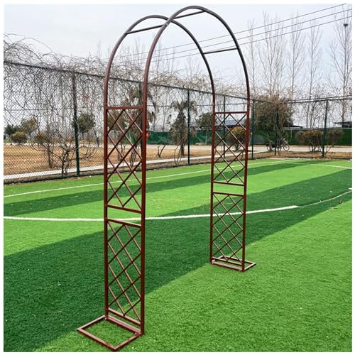 Stabiler Metall-Gartenbogen, bronzefarbene Pergola für Kletterpflanzen, Outdoor-Rosen-Spalier, 1,8 m breit x 2,1 m hoch, perfekt für Schaukel und Wegdekoration Stabiler Metall-Gartenbogen, bronzefarbene Pergola für Kletterpflanzen, Outdoor-Rosen-Spalier, 1,8 m breit x 2,1 m hoch, perfekt für Schaukel und Wegdekoration von Generisch