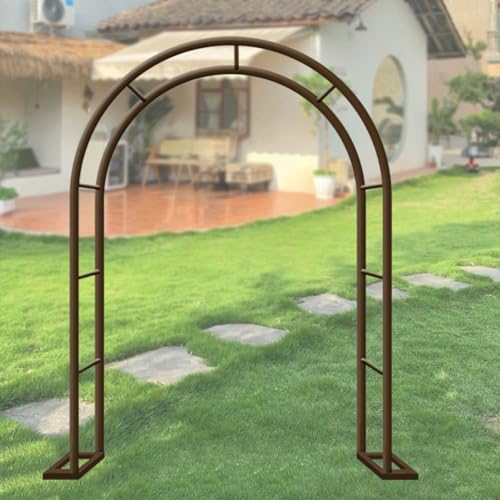 Stabiler Metall-Gartenbogen für Kletterrosen, dekorativ für Hochzeiten und Veranstaltungen im Freien, Bronze-Finish, 200 cm breit x 220 cm hoch – perfekte Pflanzenunterstützung & Blumendekoration von Generisch