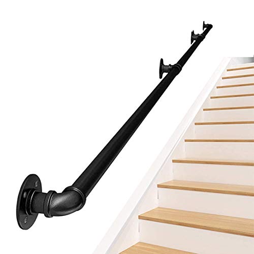 Stabiles verzinktes Eisenrohr-Treppengeländer-Set – Geländerstütze für Innen- und Außenbereich für Sicherheit und Stil – einfache Installation, rostbeständiges Design Stabiles verzinktes Eisenrohr-Treppengeländer-Set – Geländerstütze für Innen- und Außenbereich für Sicherheit und Stil – einfache Installation, rostbeständiges Design von Generisch
