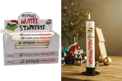 Stabkerze Weihnachtsmuffel (Ich hasse Weihnachten) von Generisch