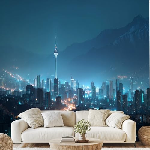 Stadt Nacht 3D Effekt Wandtapete Panorama Skyline Tapeten Vliestapete Stadtgebäude Vlies Fototapete für Wohnzimmer Kinderzimmer Badezimmer 400 x 280 cm Foto Tapete Stadt Nacht 3D Effekt Wandtapete Panorama Skyline Tapeten Vliestapete Stadtgebäude Vlies Fototapete für Wohnzimmer Kinderzimmer Badezimmer 400 x 280 cm Foto Tapete von Generisch