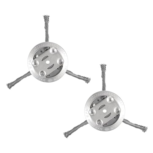 Stahldraht Gras Trimmer Kopf 2025 neu 6 Zoll Stahldraht Gras Trimmer Kopf kompatibel mit den meisten Rasenmäher, Werkzeug freie Installation geeignet für Rasenmäher Deck Stahldraht Gras Trimmer Kopf 2025 neu 6 Zoll Stahldraht Gras Trimmer Kopf kompatibel mit den meisten Rasenmäher, Werkzeug freie Installation geeignet für Rasenmäher Deck von Generisch