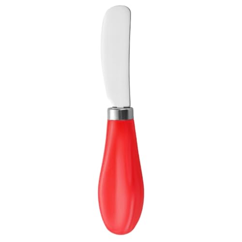 Stainless Butter With An Elegant Ceramic Handle As A Versatile Tool For Neatly Spreading Butter Jam And Cheese On Bread Ideal For Both Daily Use Japanische Küchenmesser Profi (Red, One Size) von Generisch