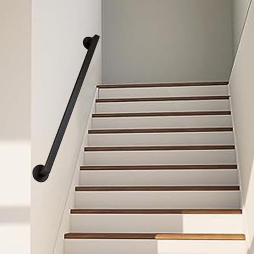 Staircase il Wandmontiertes Metallgeländer für Innentreppen, 1 m bis 4,2 m, verstellbare Länge, Haltegriffe für Sicherheit, 350 cm Handlauf Staircase il Wandmontiertes Metallgeländer für Innentreppen, 1 m bis 4,2 m, verstellbare Länge, Haltegriffe für Sicherheit, 350 cm Handlauf von Generisch