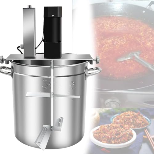 Standmixer aus Edelstahl mit Heizfunktion, Doppelpaddel und einstellbarer Geschwindigkeit für kommerzielle Marmelade, Soße und Füllvorbereitung von Generisch