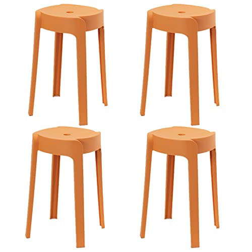 Stapelbare Barhocker, 4er Set Moderne Esszimmerstühle mit Whirl Design für den Innen- und Außenbereich Stapelbare Barhocker, 4er Set Moderne Esszimmerstühle mit Whirl Design für den Innen- und Außenbereich von Generisch