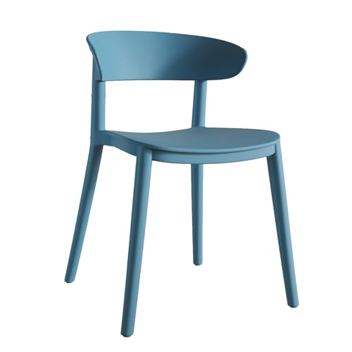 Stapelbare Terrassen-Esszimmerstühle Set mit Rückenlehne für den Innen- und Außenbereich, perfekt für Wohnzimmer und Veranda von Generisch