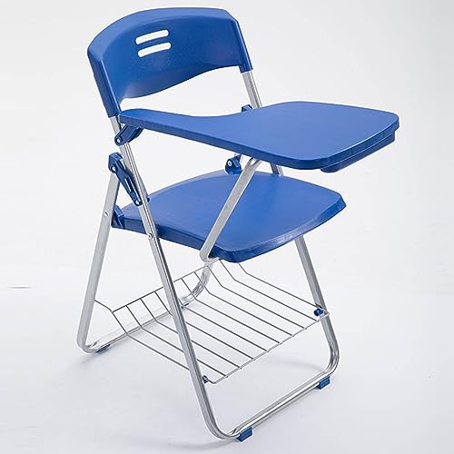 Stapelbarer, faltbarer Konferenzstuhl mit Tablet-Arm, Netz-Rückenlehne und gepolstertem Sitz, ideal für Büro, Schule, Klassenzimmer, Training und Empfang von Generisch