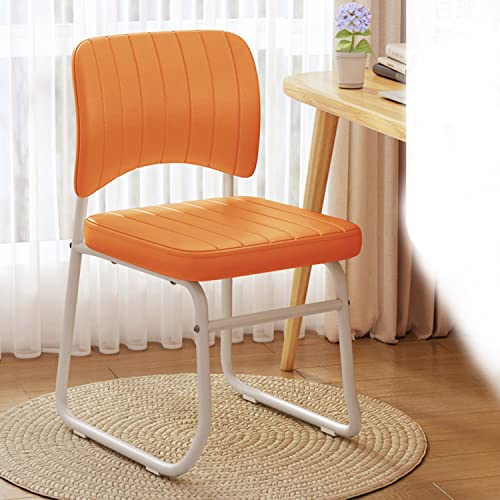 Stapelbarer Bürostuhl mit mittelhoher Rückenlehne, ergonomischer Computer-Netz-Arbeitsstuhl mit Rollen, Schwarz und Orange, perfekt für Heimbüro, Studenten und Arbeitsbereiche Stapelbarer Bürostuhl mit mittelhoher Rückenlehne, ergonomischer Computer-Netz-Arbeitsstuhl mit Rollen, Schwarz und Orange, perfekt für Heimbüro, Studenten und Arbeitsbereiche von Generisch