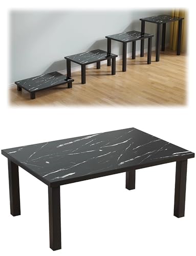 Stapelbares Organizer-Tablett – vielseitiges Ausstellungsregal für Schreibtisch, Theke, Monitorerhöhung, Pflanzenständer und Aquariumsockel von Generisch