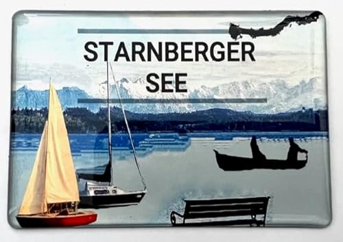Starnberger See Deutschland Starnberger See Souvenir Starnberger See Kühlschrankmagnet Starnberger See Germany Fridge Magnet von Generisch