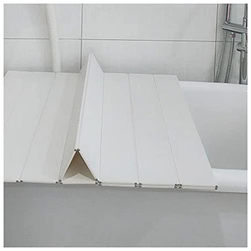 Staubdichte Badewannenabdeckung Faltbare Badewannenabdeckung PVC-Isolierung & wasserdichtes Badezimmer-Tablett für Spa – schützt Badewannenregal – erhältlich in 150/160/170/180 cm (Weiß 70 x 150 x 0,6 Staubdichte Badewannenabdeckung Faltbare Badewannenabdeckung PVC-Isolierung & wasserdichtes Badezimmer-Tablett für Spa – schützt Badewannenregal – erhältlich in 150/160/170/180 cm (Weiß 70 x 150 x 0,6 von Generisch