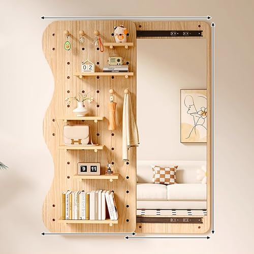 Stecktafel-Organizer aus Holz mit unsichtbarem Spiegel in voller Länge, Stecktafel-Set mit Zubehör für Zuhause und Büro Stecktafel-Organizer aus Holz mit unsichtbarem Spiegel in voller Länge, Stecktafel-Set mit Zubehör für Zuhause und Büro von Generisch