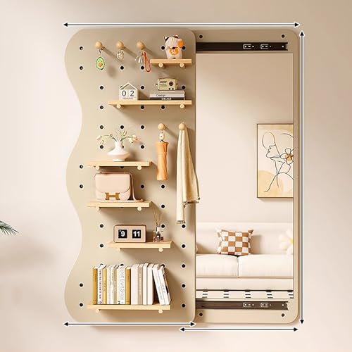 Stecktafel-Organizer aus Holz mit unsichtbarem Spiegel in voller Länge, Stecktafel-Set mit Zubehör für Zuhause und Büro Stecktafel-Organizer aus Holz mit unsichtbarem Spiegel in voller Länge, Stecktafel-Set mit Zubehör für Zuhause und Büro von Generisch