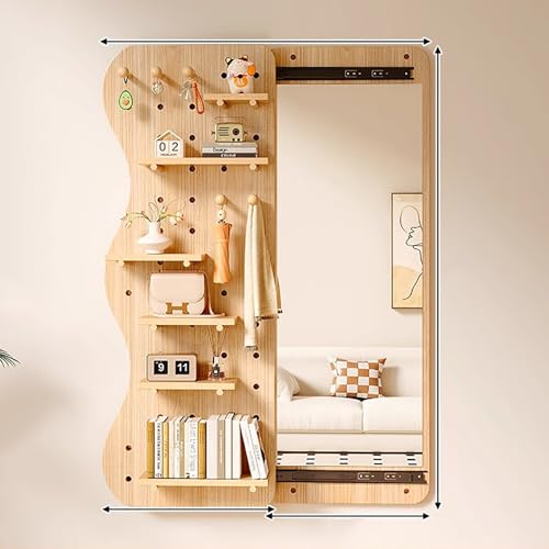 Stecktafel-Organizer aus Holz mit unsichtbarem Spiegel in voller Länge, Stecktafel-Set mit Zubehör für Zuhause und Büro Stecktafel-Organizer aus Holz mit unsichtbarem Spiegel in voller Länge, Stecktafel-Set mit Zubehör für Zuhause und Büro von Generisch