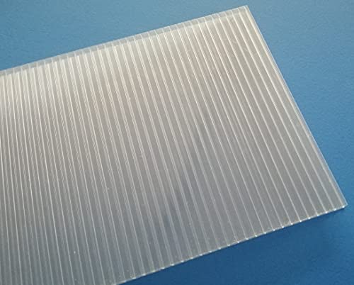 Stegplatten Ersatzplatten für Gewächshaus 4 mm klar farblos UV-geschützt… (L x B = 1130 x 700 mm) von Generisch