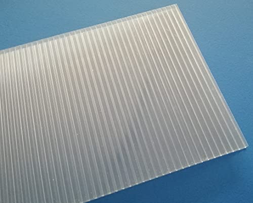 Stegplatten Ersatzplatten für Gewächshaus 6 mm klar farblos UV-geschützt (L x B = 1258 x 700 mm) von Generisch