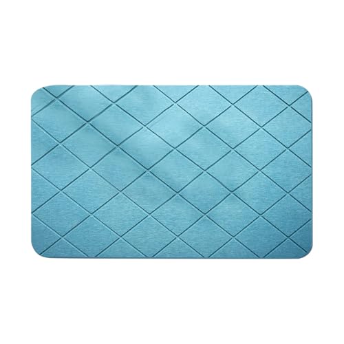 Steinbadmatte Schnell trocken - Kieselgur Erde Duschmatte | Nicht rutschfeindliche Steinbadmatten | Stône Mats für Badezimmerküche, leicht zu reinigen | Anti-Fall-Teppich-Waschmaschinen-Teppich geomet Steinbadmatte Schnell trocken - Kieselgur Erde Duschmatte | Nicht rutschfeindliche Steinbadmatten | Stône Mats für Badezimmerküche, leicht zu reinigen | Anti-Fall-Teppich-Waschmaschinen-Teppich geomet von Generisch