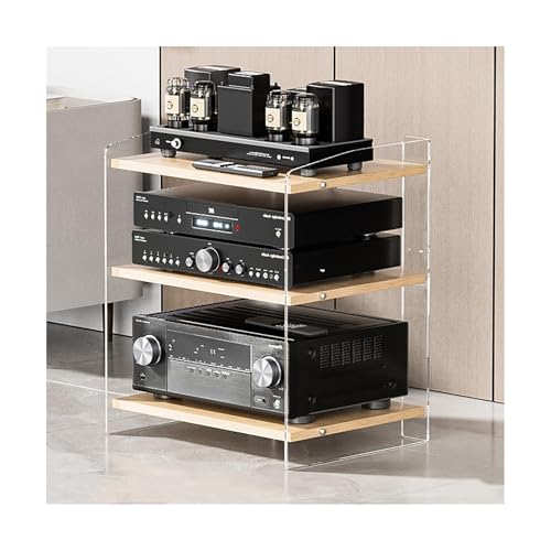 Stereo Rack AV Media Stand Audio Rack Tower mit verstellbaren Regalen, moderner Stereo-Komponenten-Aufbewahrungsschrank für Aufnahmeraum, Büro, Theater und Zuhause Stereo Rack AV Media Stand Audio Rack Tower mit verstellbaren Regalen, moderner Stereo-Komponenten-Aufbewahrungsschrank für Aufnahmeraum, Büro, Theater und Zuhause von Generisch