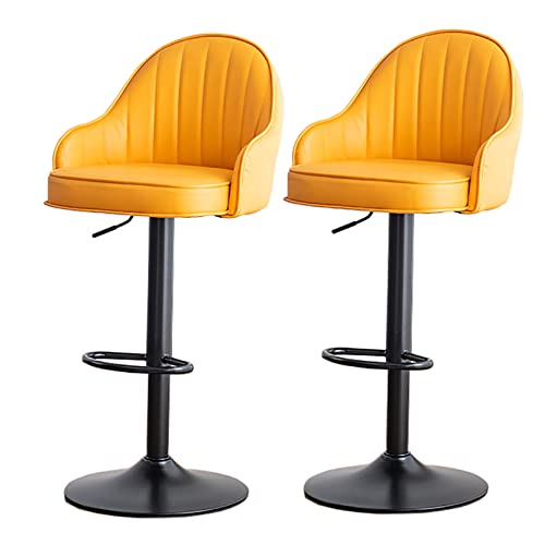 Stilvolle Barhocker Drehbar 2er Set Höhenverstellbare Barstühle für Kücheninsel Esszimmer und Bar Moderne Barhocker in Gelb Schwarz Hellblau Grau und Dunkelgrün Stilvolle Barhocker Drehbar 2er Set Höhenverstellbare Barstühle für Kücheninsel Esszimmer und Bar Moderne Barhocker in Gelb Schwarz Hellblau Grau und Dunkelgrün von Generisch